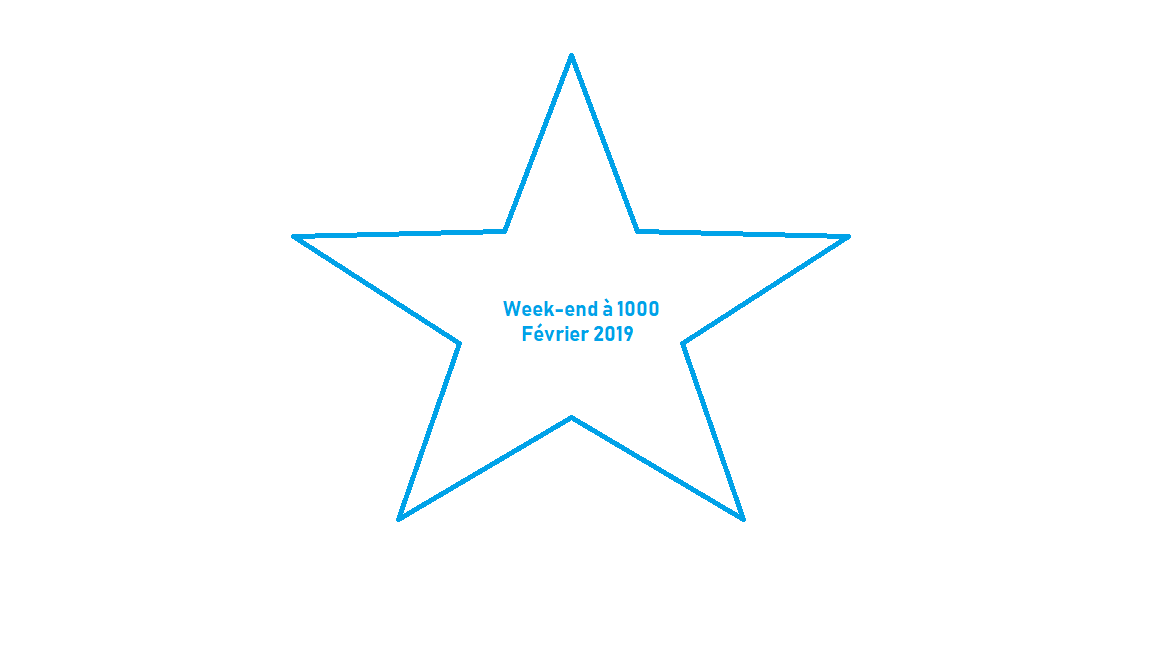 Bilan Week-End à 1000 – Février 2019